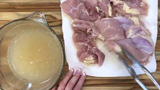 How to Brine Chicken Thighs [upl. by Attelocin]