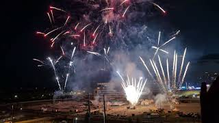 Calgary Stampede Fireworks Skyline Viewpoint [upl. by Auhsaj]