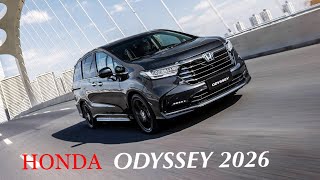 HONDA ODYSSEY Hybrid 2026  More humanized Configurations [upl. by Banna]