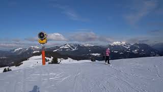 Kapellenbahn mit Piste 4 im Skigebiet Steinplatte [upl. by Lilas153]