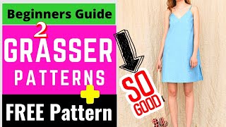 Beginners Guide to Sewing with Grasser Patterns  FREE SUNDRESS PATTERN [upl. by Eadwina]