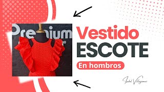 👗 Aprende a Crear un Vestido con Escote en Hombros Desde Cero [upl. by Idihc]