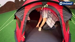 A tour of the Outwell Fusion 300 tent [upl. by Yentrok]