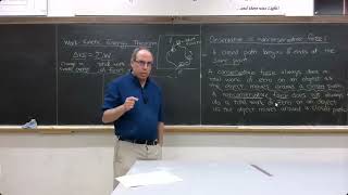 Work and Energy Part 1 Video 6  Conservative and Nonconservative Forces [upl. by Marston]