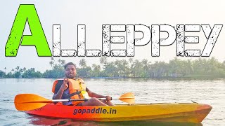 Kayaking in the Backwaters of Kerala  Alleppey  Kuttanad Backwater  God’s Own Country  Alappuzha [upl. by Ecnarf]