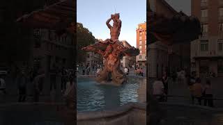 Piazza Barberini Roma rome romeitaly travel history art holliday shorts walkingtour walking [upl. by Anivlac]