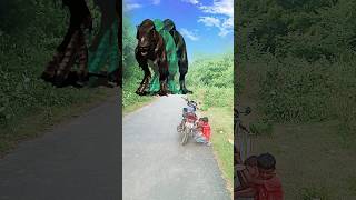 Real Jurassic world trex vs triceratops part 904 shorts dinosaur trex jurassicworld fight [upl. by Ahsatsana777]