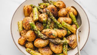 How To Make Roasted Potatoes and Asparagus [upl. by Amikay]