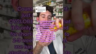 IMPORTANT Cyclobenzaprine Counseling Tip musclerelaxer musclespasms pharmacist pharmacy shorts [upl. by Haibot]