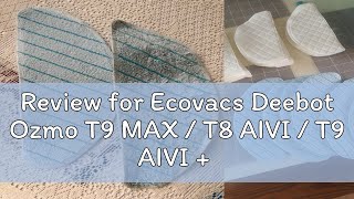 Review for Ecovacs Deebot Ozmo T9 MAX  T8 AIVI  T9 AIVI   T9 Electric Vacuum Cleaner Robot Was [upl. by Ellehcar788]