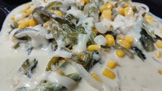 Como cocinar rajas con queso y crema [upl. by Odnalo473]