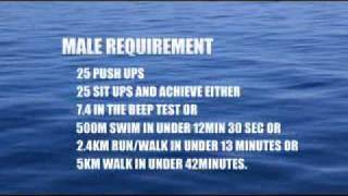 The Navy Fitness and Swim Test [upl. by Ennaeirrac116]