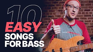 Top 10 Beginner Bass Lines of ALL time [upl. by Gizela941]