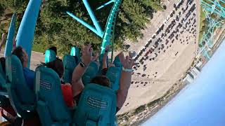 Leviathan Canadas Wonderland POV Tallest and Fastest Rollercoaster in Canada [upl. by Staford]