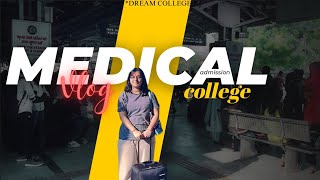 finally the journey begins  My Dream medical College Admission Vlog▶️ [upl. by Jerald]