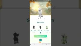 Pokemon go Evolving Furfrou Matron Trim [upl. by Anirazc284]