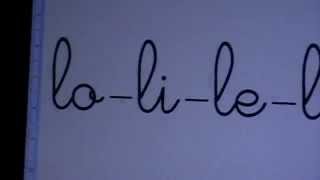 La lettre L l et les voyelles [upl. by Mandy]