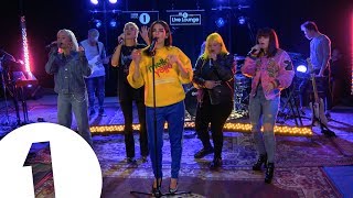 Dua Lipa  IDGAF ft Charli XCX Zara Larsson MØ Alma in the Live Lounge [upl. by Champagne458]