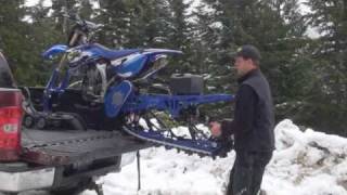 Timbersled Snowbike kit MountainHorse [upl. by Suirad]