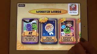 Wonster Words Children App by 77 Sparkx Inc [upl. by Vivle376]