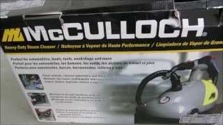 Review of the McCulloch HeavyDuty Steam Cleaner PART I Product Overview and Setup [upl. by Carlynne149]