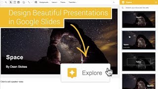 How to Design Beautiful Presentations in Google Slides  GSuite [upl. by Santa]