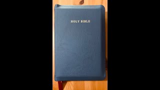 RL Allan Long Primer 53BL Bible in Atlantic Blue Calfskin Leather  400TH KJV Anniversary Edition [upl. by Yorgen716]