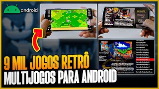 MELHOR EMULADOR de JOGOS ANTIGOS para ANDROID 9 Mil Jogos no Celular  Multijogos Android 2024 [upl. by Dorolisa]