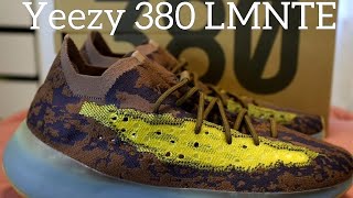 Yeezy 380 LMNTE Unboxing amp Review  On Feet [upl. by Ruzich575]