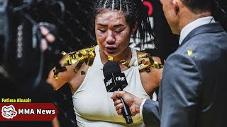 MMA News Latest quotIt gave me so many opportunitiesquot  Angela Lee says MMA opened a lot of door [upl. by Ieppet158]