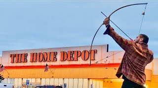 Hardware Store Bow and Arrow Build Challenge [upl. by Cathryn]