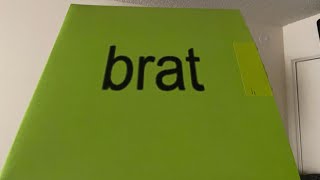 CHARLI XCX “BRAT” VINYL VLOG N UNBOXING [upl. by Anairad]