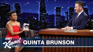 Quinta Brunson on Abbott amp Always Sunny Crossover Celeb Filled Game Night amp Call from Henry Winkler [upl. by Dante]