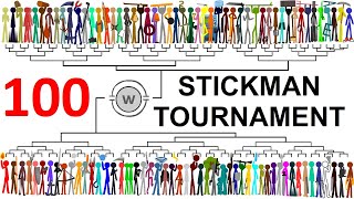 100 STICKMAN TOURNAMENT [upl. by Nyleak282]