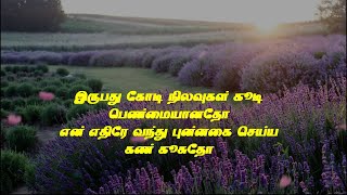 Iruvadhu Koodi Nilavukal  Thullatha Manamum Thullum singasong karaoke lyricvideo [upl. by Eikcir404]