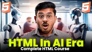 HTML Tutorial for Beginners in Hindi  Complete HTML Course with AI  Notes  5 Project Bundle 🔥 [upl. by Aciram530]