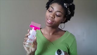 4C Natural Hair  Roots Only Comb Applicator Bottle Review NaturalMe4C [upl. by Muller]