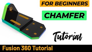 Fusion 360 Tutorial For Beginners 243  Chamfer [upl. by Lasiaf]