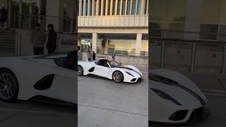 Hennessey Venom F5 Cold Start with Exhaust and Revs [upl. by Kcorb]