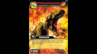 Metriacanthosaurus roar dinosaur king [upl. by Sirama]