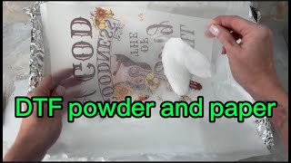 FugaCity DTF Transfer Film 40 Sheets  DTF Powder 300g Kit for DTF DTG Sublimation Printer  Review [upl. by Asit]