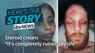 Steroid cream quotIts completely ruined my life  ITV News [upl. by Nyleda]