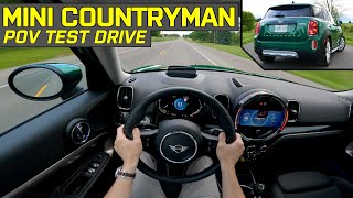 2022 MINI Cooper Countryman SE All4 Premier PHEV  POV Test Drive 4K [upl. by Lello]