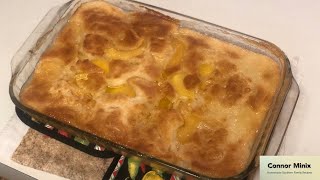 How to Make 5Ingredient Peach Cobbler  EASY [upl. by Nee258]