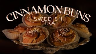 Swedish Fika Cinnamon Buns Kanelbullar [upl. by Maxa686]