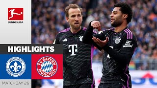 Musiala amp Kane Initiate Big Win  Darmstadt  FC Bayern 25  Highlights  Matchday 26 – 202324 [upl. by Nednil767]