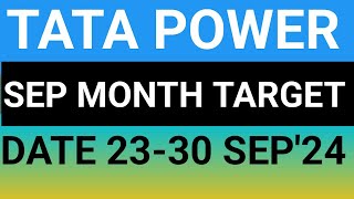 TATA POWER STOCK LATEST NEWS UPDATES 23SEP24TATA POWER SHARE LATEST NEWS UPDATES WITH NEW TARGET [upl. by Eesak]