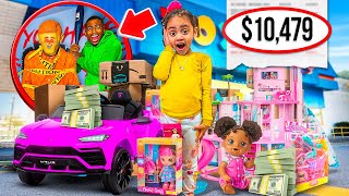 WE TOOK LONDYN SHOPPING FOR HER BIRTHDAY PARTY amp SHOT MUSIC VIDEO FOR THE CREEPY MAN… [upl. by Chilt749]