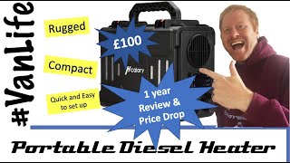 £100 Rugged Portable Diesel Heater  HCalory HCA01  12 month review [upl. by Bang]