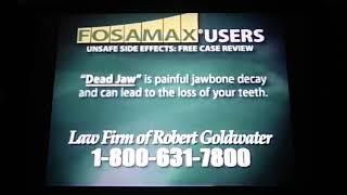 Goldwater Law Firm Fosamax Warning 2007 [upl. by Llednew96]